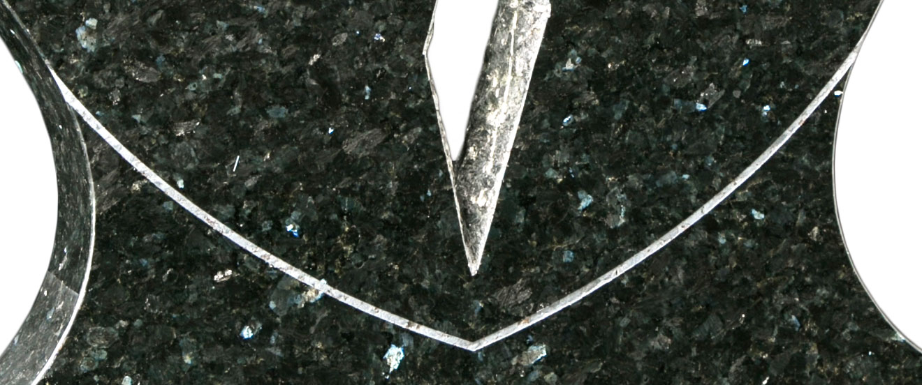 A representation of a broken heart