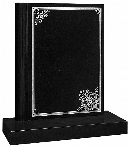 'Book of Life' headstone- Churchill Memorials