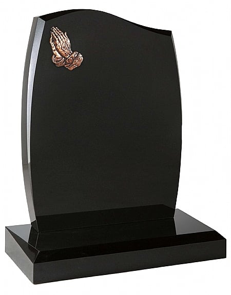 Headstone- Bronze Praying Headstone- Churchill Memorials