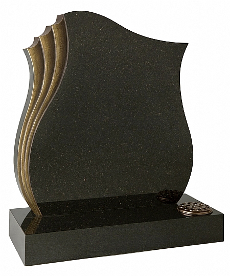 Churchill Memorials- Modern design with hand tooled rebates flowing down the edge