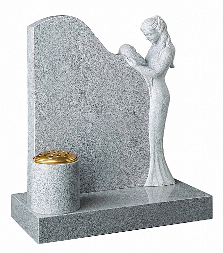 Carved Memorial with Mother and Child- Churchill Memorials