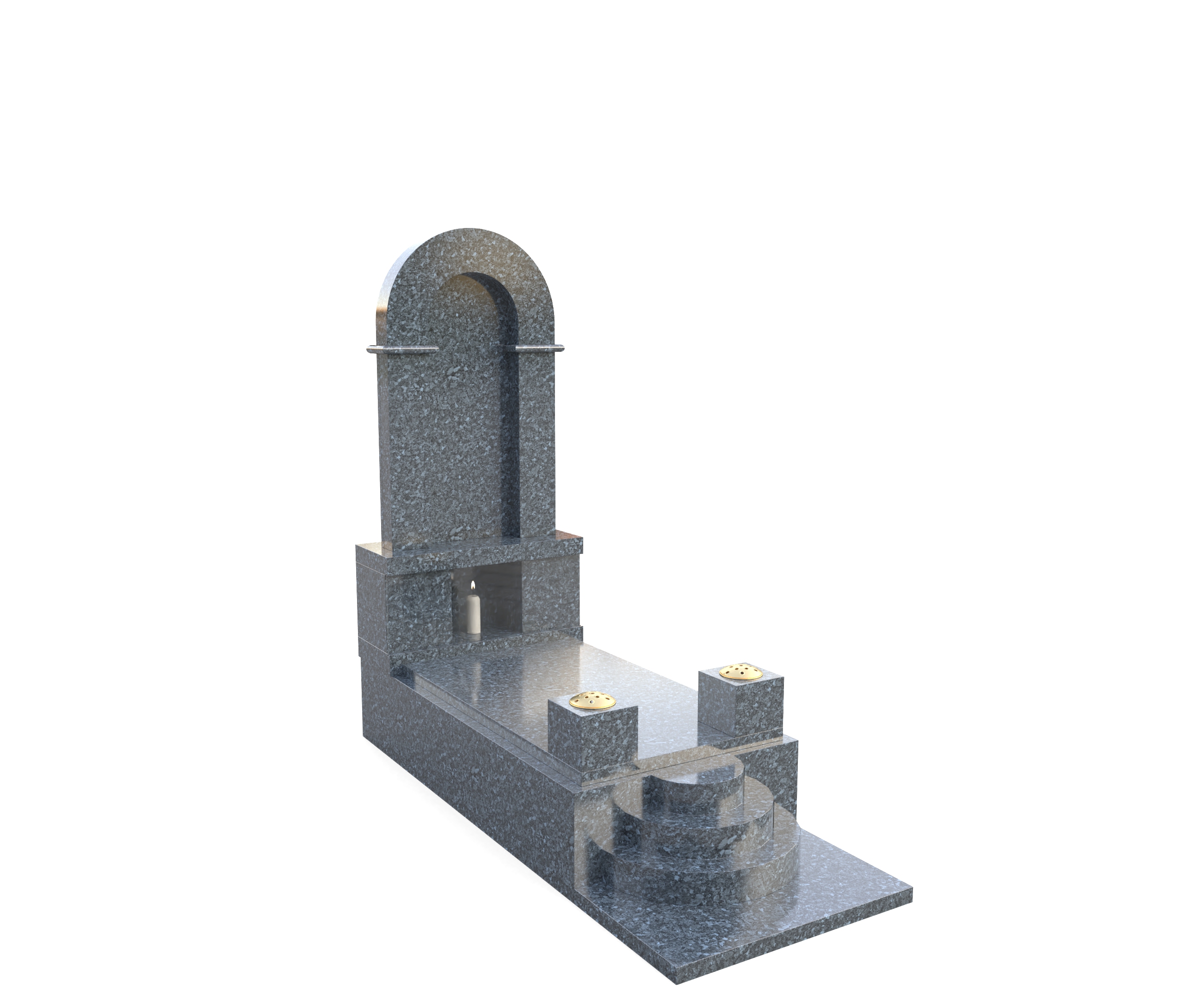 Archway memorial with Covers Lab- Churchill Memorials