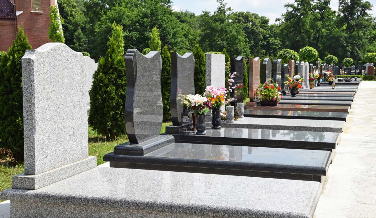 Cemetery Headstones in London